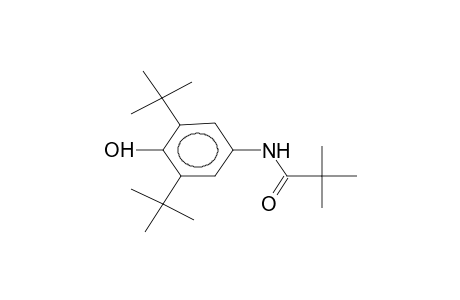 N-(4-hydroxy-3,5-di-tert-butylphenyl)pivaloylamide