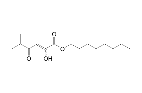 2,4-dioxo-5-methylhexanoic acid, octyl ester