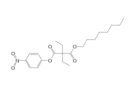 Diethylmalonic acid, 4-nitrophenyl octyl ester