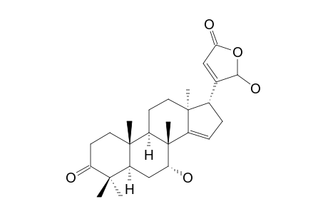 7-ALPHA,21-DIHYDROXY-3-OXO-24,25,26,27-TETRANORAPOTIRUCALL-14,20(22)-DIEN-21,23-OLIDE