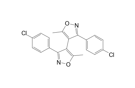 4,4'-Biisoxazole, 3,3'-bis(4-chlorophenyl)-5,5'-dimethyl-