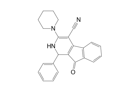 1,2-Dihydro-9-oxo-1-phenyl-3-(piperidin-1-yl)-9H-indeno[2,1-c]pyridine-4-carbonitrile