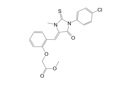 methyl (2-{(Z)-[1-(4-chlorophenyl)-3-methyl-5-oxo-2-thioxo-4-imidazolidinylidene]methyl}phenoxy)acetate