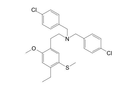 2C-5-TOET N,N-bis(4-chlorobenzyl)