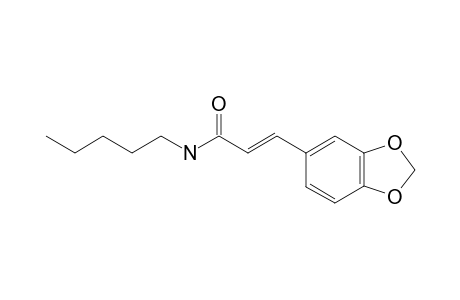 (E)-3-(BENZO-[D]-[1,3]-DIOXOL-5-YL)-N-PENTYLCRYLAMIDE