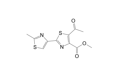 5-acetyl-2-(2-methyl-4-thiazolyl)-4-thiazolecarboxylic acid methyl ester