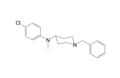 1-Benzyl-N-(4-chlorophenyl)-N-methylpiperidin-4-amine