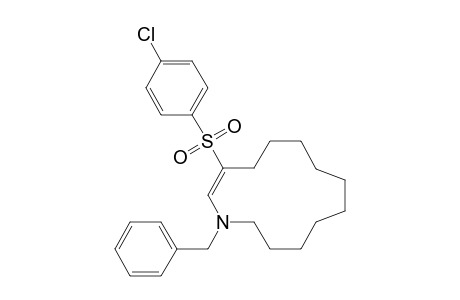 (E)-N-Benzyl-3-(p-chlorobenzenesulfonyl)azacyclotridec-2-ene