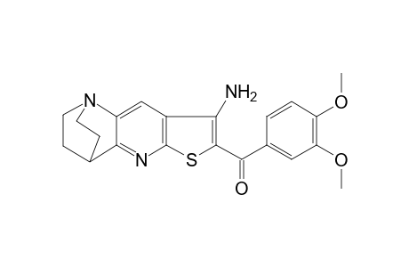 Methanone, [5-amino-7-thia-1,9-diazatetracyclo[9.2.2.0(2,10).0(4,8)]pentadeca-2,4(8),5,9-tetraen-6-yl](3,4-dimethoxyphenyl)-