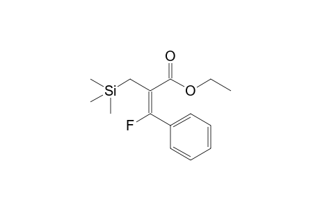 (Z)-3-fluoro-3-phenyl-2-(trimethylsilylmethyl)-2-propenoic acid ethyl ester