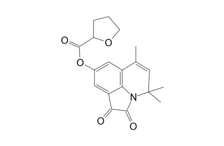 Tetrahydrofuran-2-carboxylic acid, 4,4,6-trimethyl-1,2-dioxo-1,2-dihydro-4H-pyrrolo[3,2,1-ij]quinolin-8-yl ester
