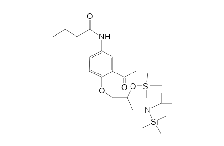 N-(3-Acetyl-4-(3-[isopropyl(trimethylsilyl)amino]-2-[(trimethylsilyl)oxy]propoxy)phenyl)butanamide