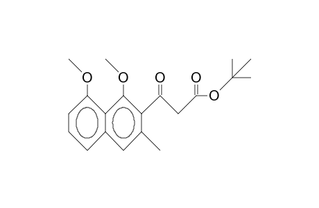tert-Butyl 1,8-dimethoxy-3-methyl-2-naphthalene-(3'-oxo-propionate)