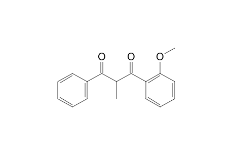 1-(o-methoxyphenyl)-2-methyl-3-phenyl-1,3-propanedione