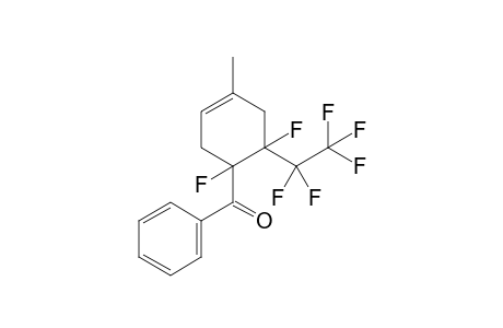 1-(1,6-Difluoro-4-methyl-6-pentafluoroethylcyclohex-3-enyl)phenone