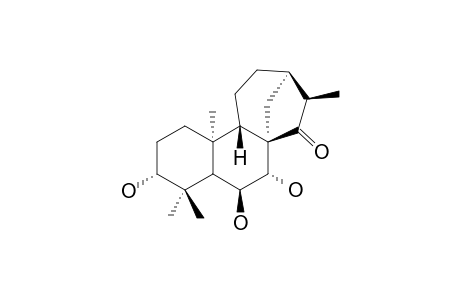 3-ALPHA,6-BETA,7-ALPHA-TRIHYDROXY-15-OXO-ENT-(16S)-KAURANE