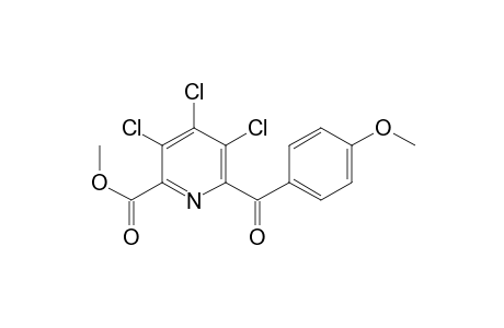Methyl ester of 6-(p-methoxy benzoyl)3,4,5-trichloropicolinic acid