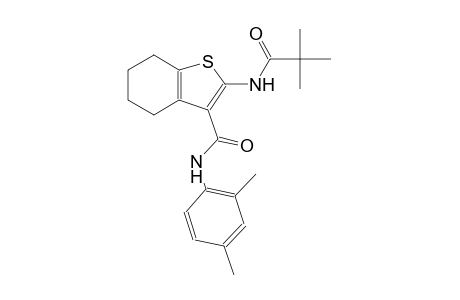 N-(2,4-dimethylphenyl)-2-[(2,2-dimethylpropanoyl)amino]-4,5,6,7-tetrahydro-1-benzothiophene-3-carboxamide