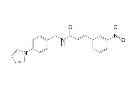 (2E)-3-(3-nitrophenyl)-N-{[4-(1H-pyrrol-1-yl)phenyl]methyl}prop-2-enamide