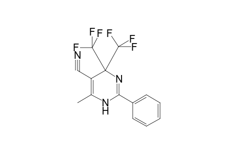 5-Pyrimidinecarbonitrile, 1,4-dihydro-6-methyl-2-phenyl-4,4-bis(trifluoromethyl)-