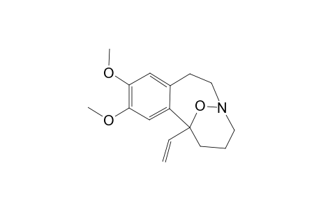 9,10-dimethoxy-7-vinyl-1,2,4,5,6,7-hexahydro-3,7-epoxy-3-benzazonine