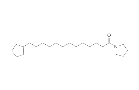 13-Cyclopentyltridecanoic acid, pyrrolidide