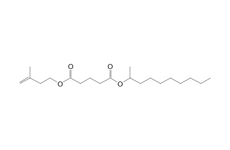 Glutaric acid, dec-2-yl 3-methylbut-3-en-1-yl ester