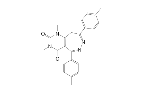 1H-pyrimido[5,4-d][1,2]diazepine-2,4(3H,9H)-dione, 1,3-dimethyl-5,8-bis(4-methylphenyl)-