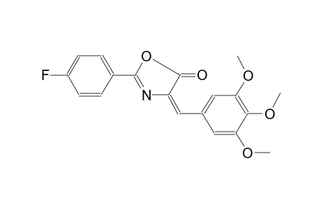5(4H)-oxazolone, 2-(4-fluorophenyl)-4-[(3,4,5-trimethoxyphenyl)methylene]-, (4E)-