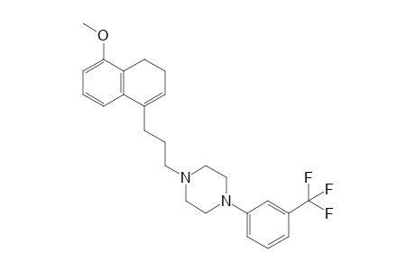 1-[3-(5-methoxy-3,4-dihydronaphthalen-1-yl)propyl]-4-[3-(trifluoromethyl)phenyl]piperazine