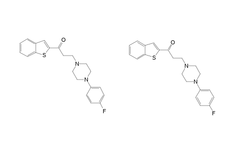 3-[4-(4-FLUOROPHENYL)-PIPERAZIN-1-YL]-1-(BENZO-[B]-THIOPHEN-2-YL)-1-PROPANONE