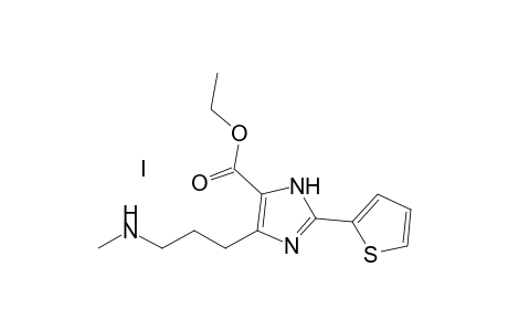 Ethyl 4-[3-(methylamino)propyl]-2-(thien-2-yl)imidazole-5-carboxylate hydroiodide