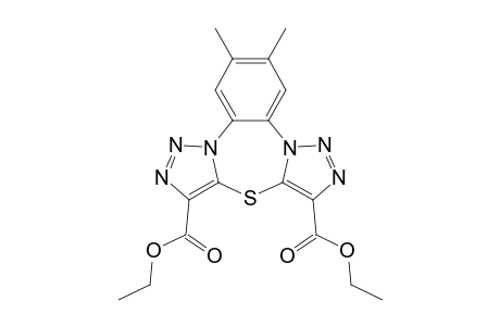 2,3-Dimethyl-8,10-bis(ethoxycarbonyl)di[1,2,3]triazolo[1,5-a:5',1'-d][3,1,5]benzothiadiazepine