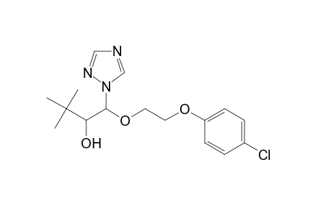 1H-1,2,4-Triazole-1-ethanol, beta-[2-(4-chlorophenoxy)ethoxy]-alpha-(1,1-dimethylethyl)-