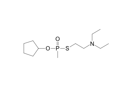 O-Cyclopentyl-S-(2-diethylaminoethyl)methylphosphonothiolate