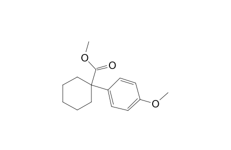 1-(p-METHOXYPHENYL)CYCLOHEXANECARBOXYLIC ACID, METHYL ESTER