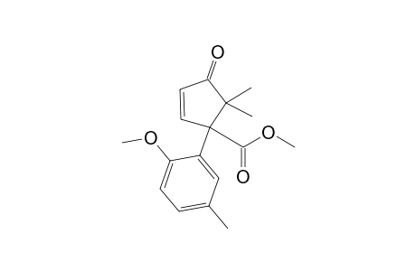 1-(2-Methoxy-5-methylphenyl)-5,5-dimethyl-4-oxo-1-cyclopent-2-enecarboxylic acid methyl ester