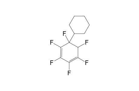 1-CYCLOHEXYL-1,2,3,4,5,6-HEXAFLUOROCYCLO-3,5-HEXADIENE
