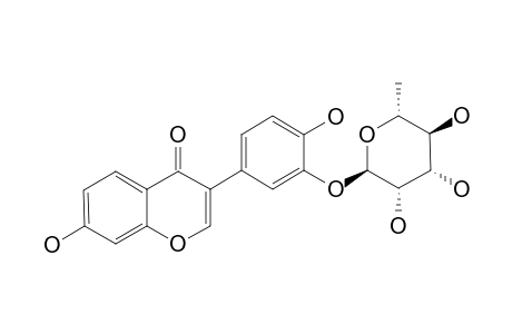 N99-596A;7,4'-DIHYDROXYISOFLAVONE-3'-O-ALPHA-L-RHAMNOPYRANOSIDE