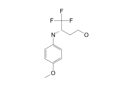 (-)-(3S)-4,4,4-TRIFLUORO-3-(4-METHOXYANILINO)-BUTAN-1-OL