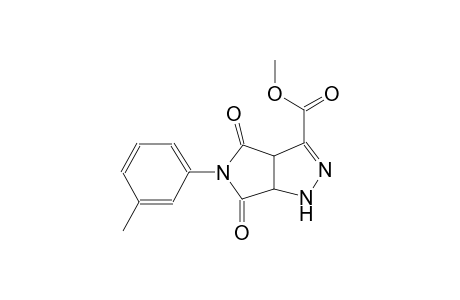 methyl 5-(3-methylphenyl)-4,6-dioxo-1,3a,4,5,6,6a-hexahydropyrrolo[3,4-c]pyrazole-3-carboxylate