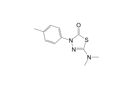 2-Dimethylamino-4-(4-methylphenyl)-1,3,4-thiadiazolin-5-one