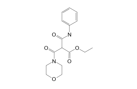 Ethyl (morpholinocarbonyl)(N-phenylcarbamoyl)acetate