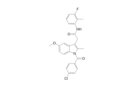 1H-Indole-3-acetamide, 1-(4-chlorobenzoyl)-N-(3-fluoro-2-methylphenyl)-5-methoxy-2-methyl-
