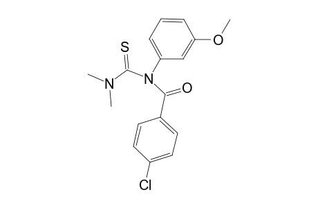 Thiourea, N-(4-chlorobenzoyl)-N-(3-methoxyphenyl)-N',N'-dimethyl-
