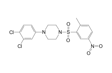 1-(3,4-Dichlorophenyl)-4-(2-methyl-5-nitro-phenyl)sulfonyl-piperazine