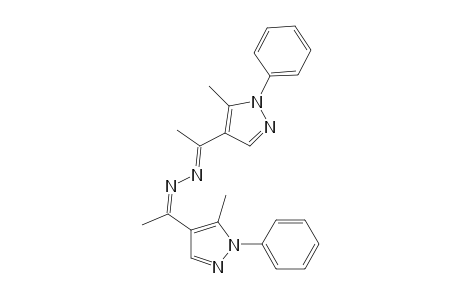 Ethanone, 1-(5-methyl-1-phenyl-1H-pyrazol-4-yl)-, [1-(5-methyl-1-phenyl-1H-pyrazol-4-yl)ethylidene]hydrazone