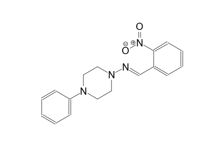 1-piperazinamine, N-[(E)-(2-nitrophenyl)methylidene]-4-phenyl-