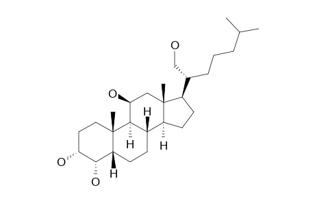 5-BETA-CHOLESTANE-3-ALPHA,4-ALPHA,11-BETA,21-TETROL