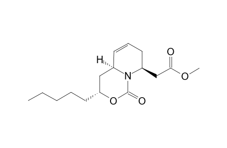 Methyl (3.alpha.,4.alpha..beta.,8.beta.)-4,4a,7,8-Tetrahydro-1-oxo-3-pentyl-1H,3H-pyrido(1,2-c)(1,3)oxazine-8-acetate